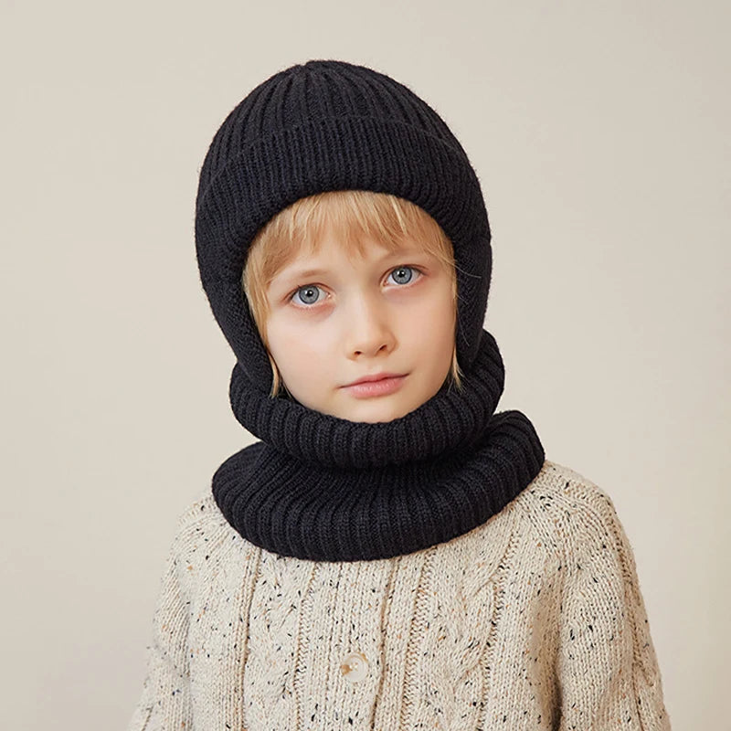 Winter Kids Hat Scarf 2Pcs - Bakyat Store