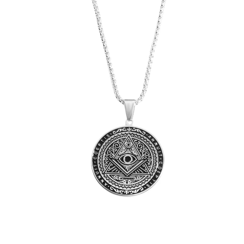 Eye of Horus Necklace Evil Eye Pendant Ancient Egypt - Bakyat Store