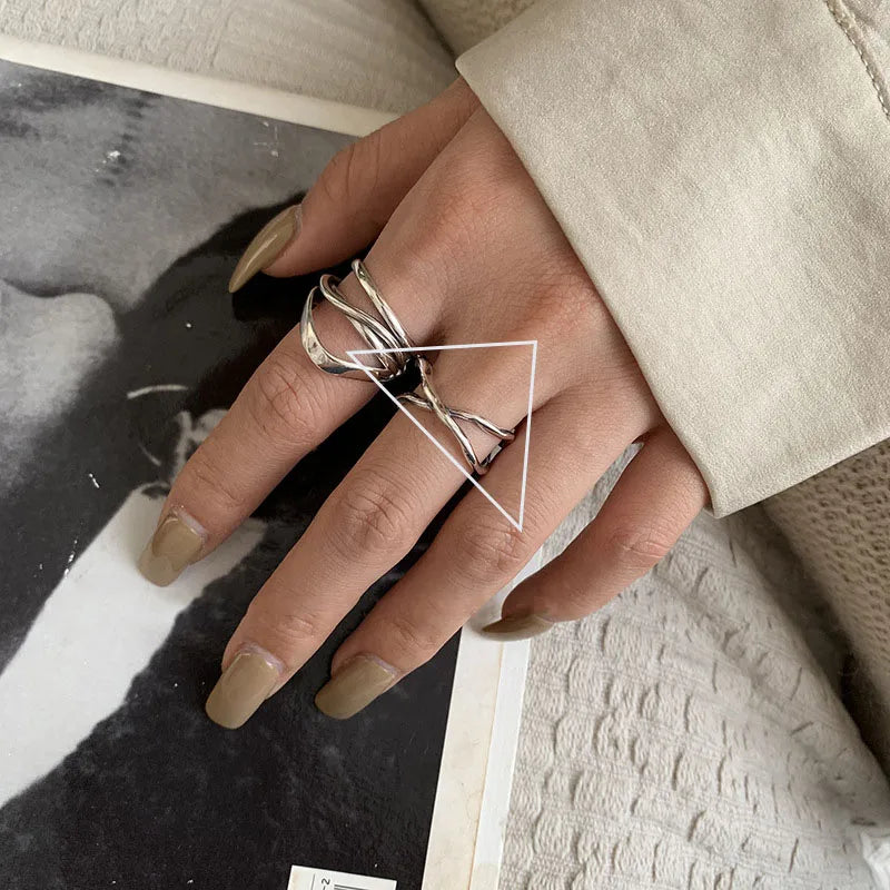 A Retro style handmade silver rings collection - Bakyat Store