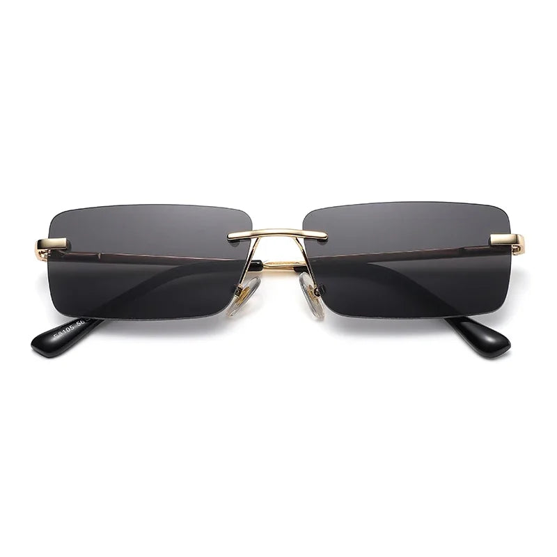 Small Square Rimless Sunglasses - Bakyat Store