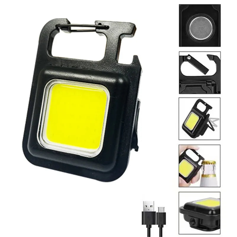 Mini LED COB Easy to Carry 800MA Lamps Flashlight - Bakyat Store