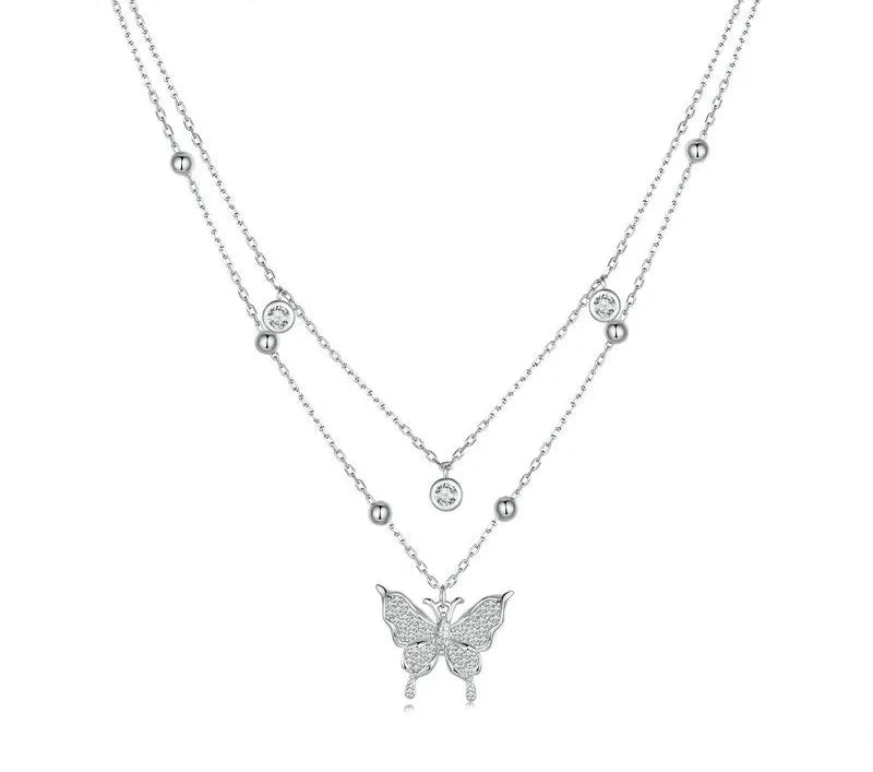 Butterfly Pendant Necklace - Bakyat Store