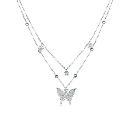 Butterfly Pendant Necklace - Bakyat Store