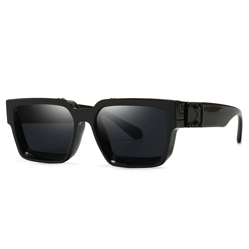 Square Thick Frame Luxury Oversized Sunglasses - Bakyat Store