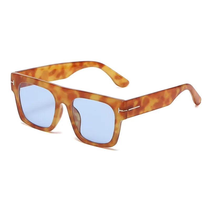 Trendy Square T-shaped Sunglasses - Bakyat Store