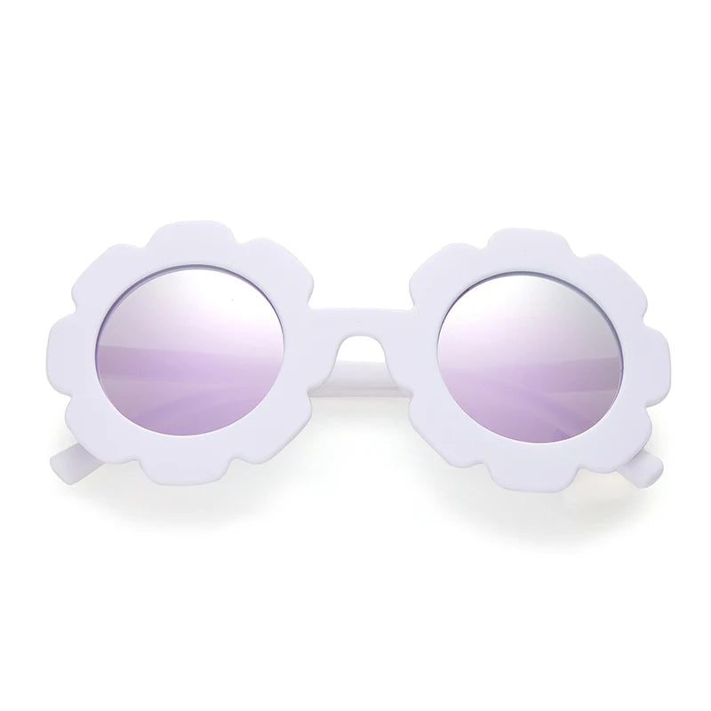 New Sun Flower Round Cute kids sunglasses - Bakyat Store