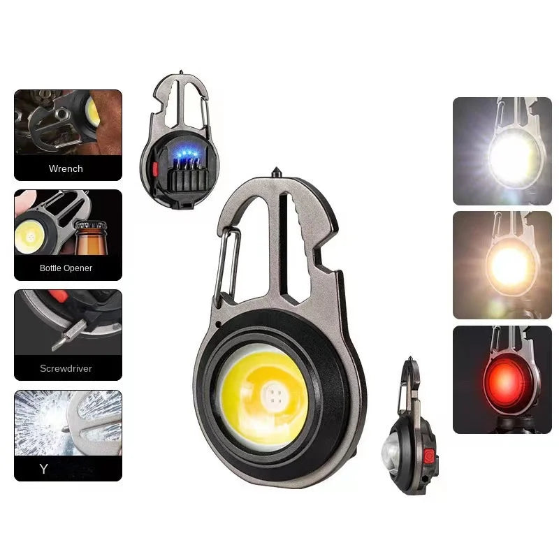 Mini LED COB Easy to Carry 800MA Lamps Flashlight - Bakyat Store