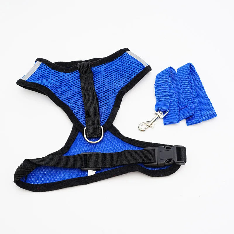 Breathable Mesh Cat Small Dog Harness - Bakyat Store