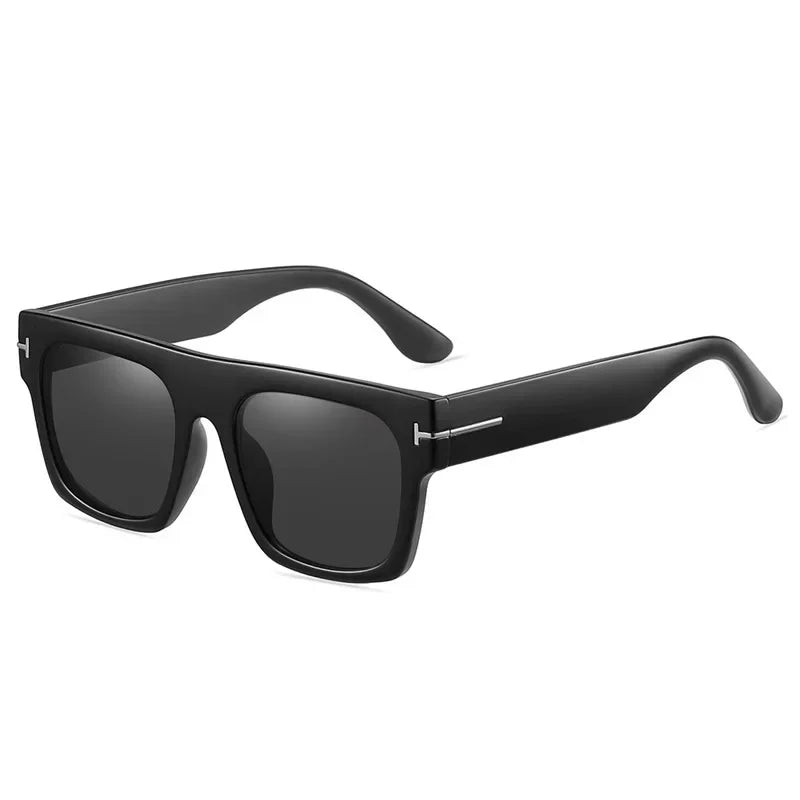 Trendy Square T-shaped Sunglasses - Bakyat Store