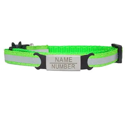 Reflective Cat Safety Buckle Collar - Bakyat Store