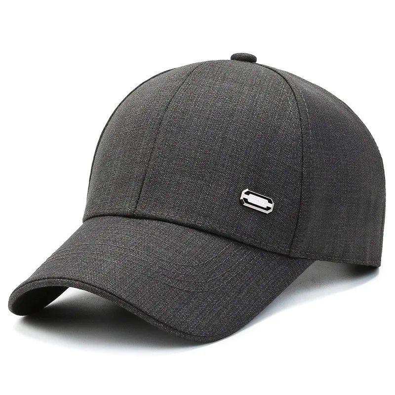 Business Baseball Cap Male Summer Leisure Letter Golf Hat Snapback Cotton - Bakyat Store