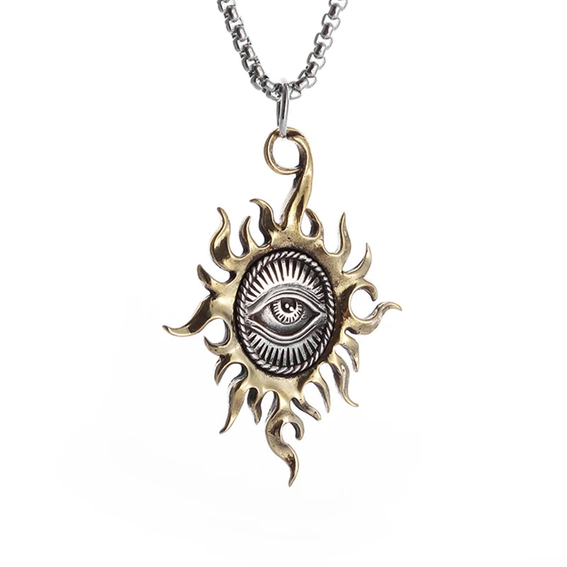 Eye of Horus Necklace Evil Eye Pendant Ancient Egypt - Bakyat Store