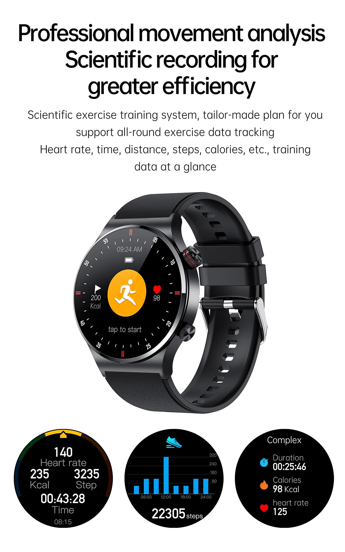 Luxury Smart Watches Men NFC BT Call Fitness Waterproof Sports Wrist Intelligent Smartwatches - Bakyat Store