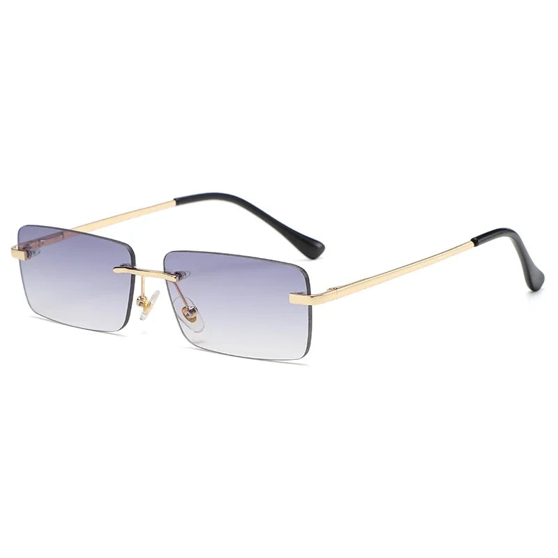 Small Square Rimless Sunglasses - Bakyat Store