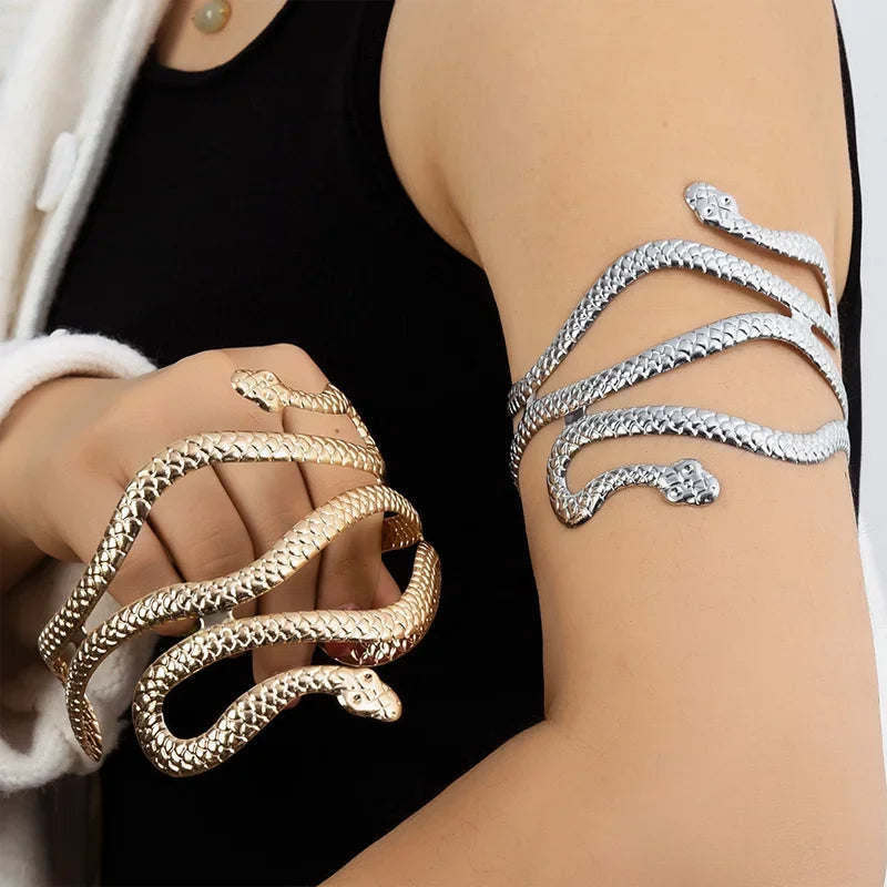 Snake Arm Cuff Temperament Animal - Bakyat Store