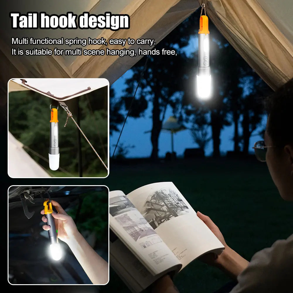 LED Source Strong Light Flashlight Telescopic Zoom - Bakyat Store