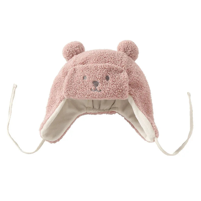 Bear Winter Baby Bonnet Newborn Hat - Bakyat Store