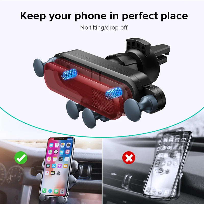 Gravity Car Phone Holder Air Vent Mount Cell Phone Holder - Bakyat Store