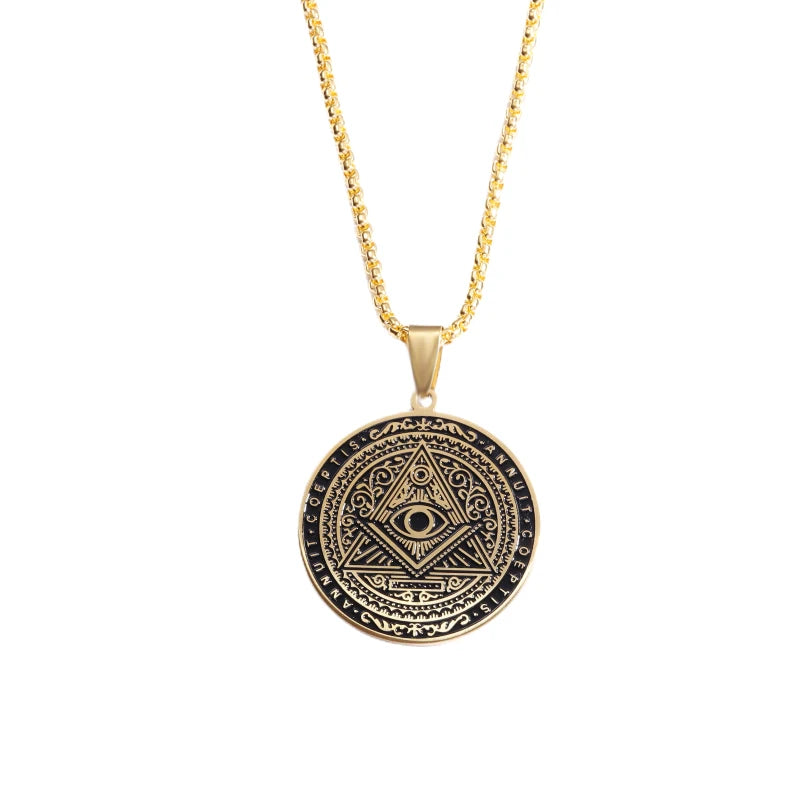 Eye of Horus Necklace Evil Eye Pendant Ancient Egypt - Bakyat Store